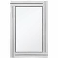 Lovelyhome 24 x 36 in. Princeton Beaded Frame Accent Mirror LO2545243